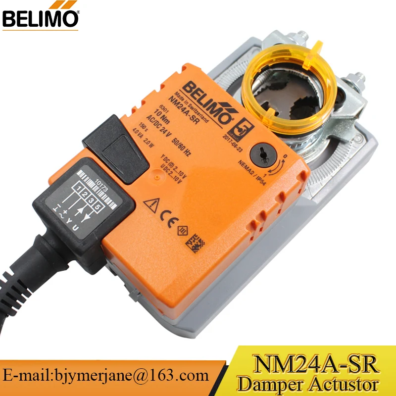 Фото BELIMO AC24V DC24V 10nm NM24A-SR модулирующий привод демпфера для регулировки воздушного клапана №2