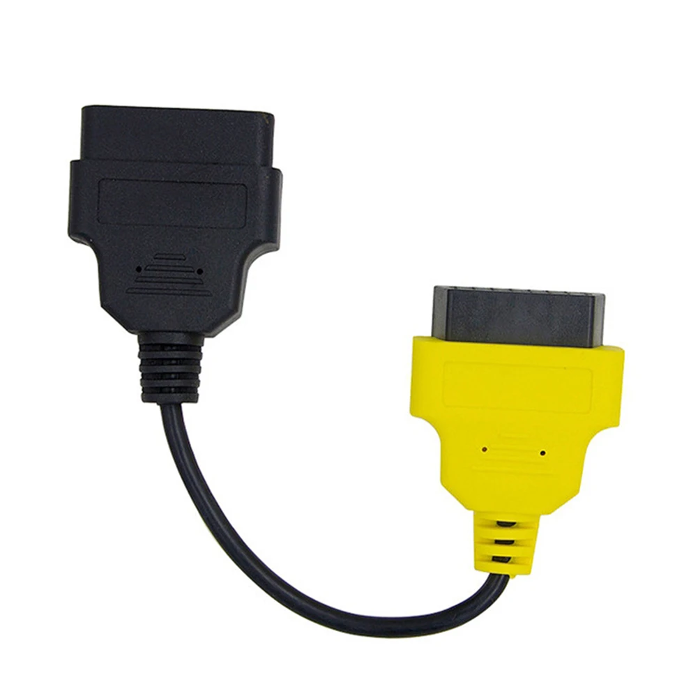 Фото ELM327 OBD 2 кабель для Fiat ECU 16 Pin MultiECUScan OBD2 OBD диагностический инструмент сканер считыватель кодов адаптер автомобильный соединительный кабель №3