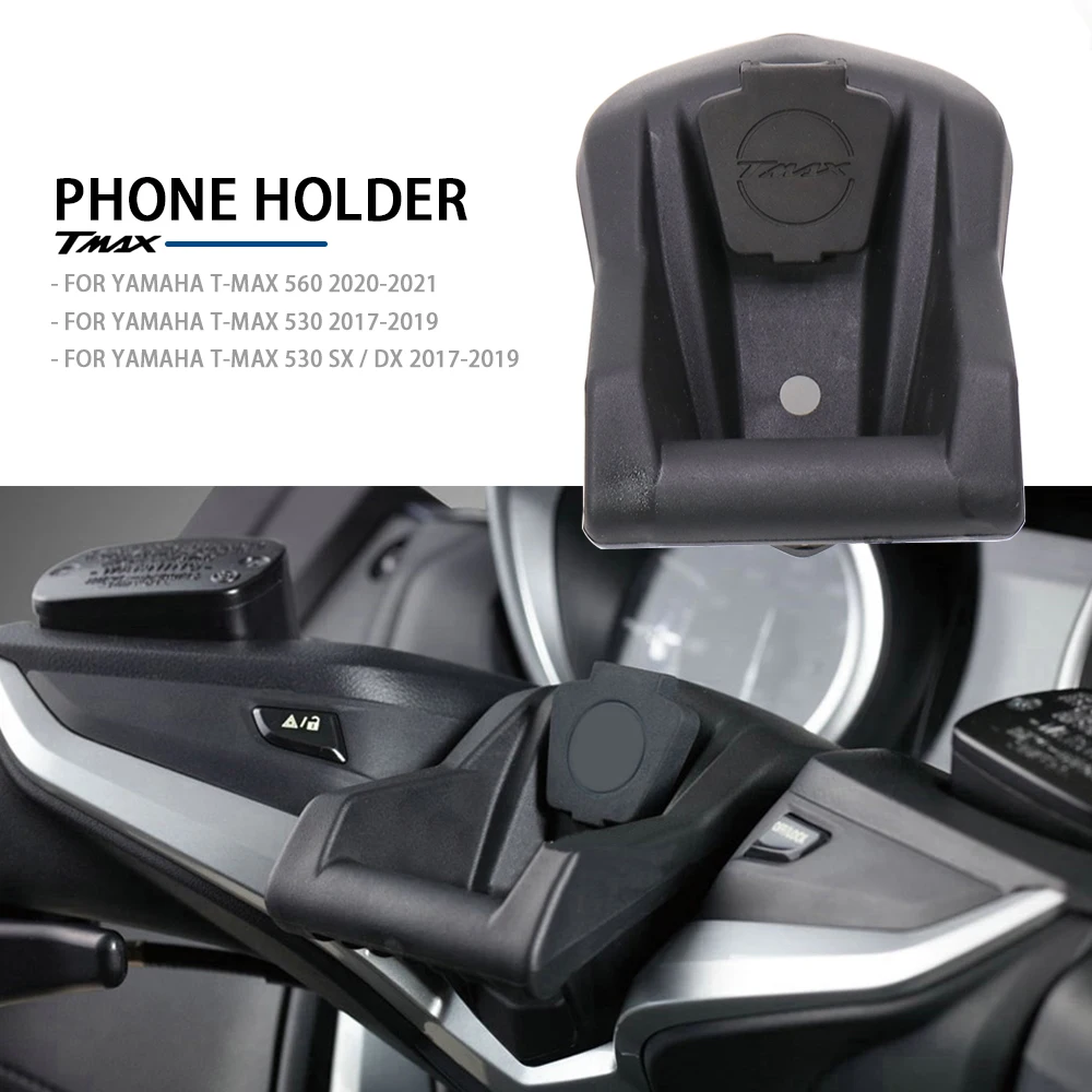 Кронштейн для телефона и навигации для мотоцикла Yamaha Tmax T-max 560 T MAX 530 DX SX, беспроводной зарядный USB-порт, конвертер, держатель Аксессуары для мотоциклов