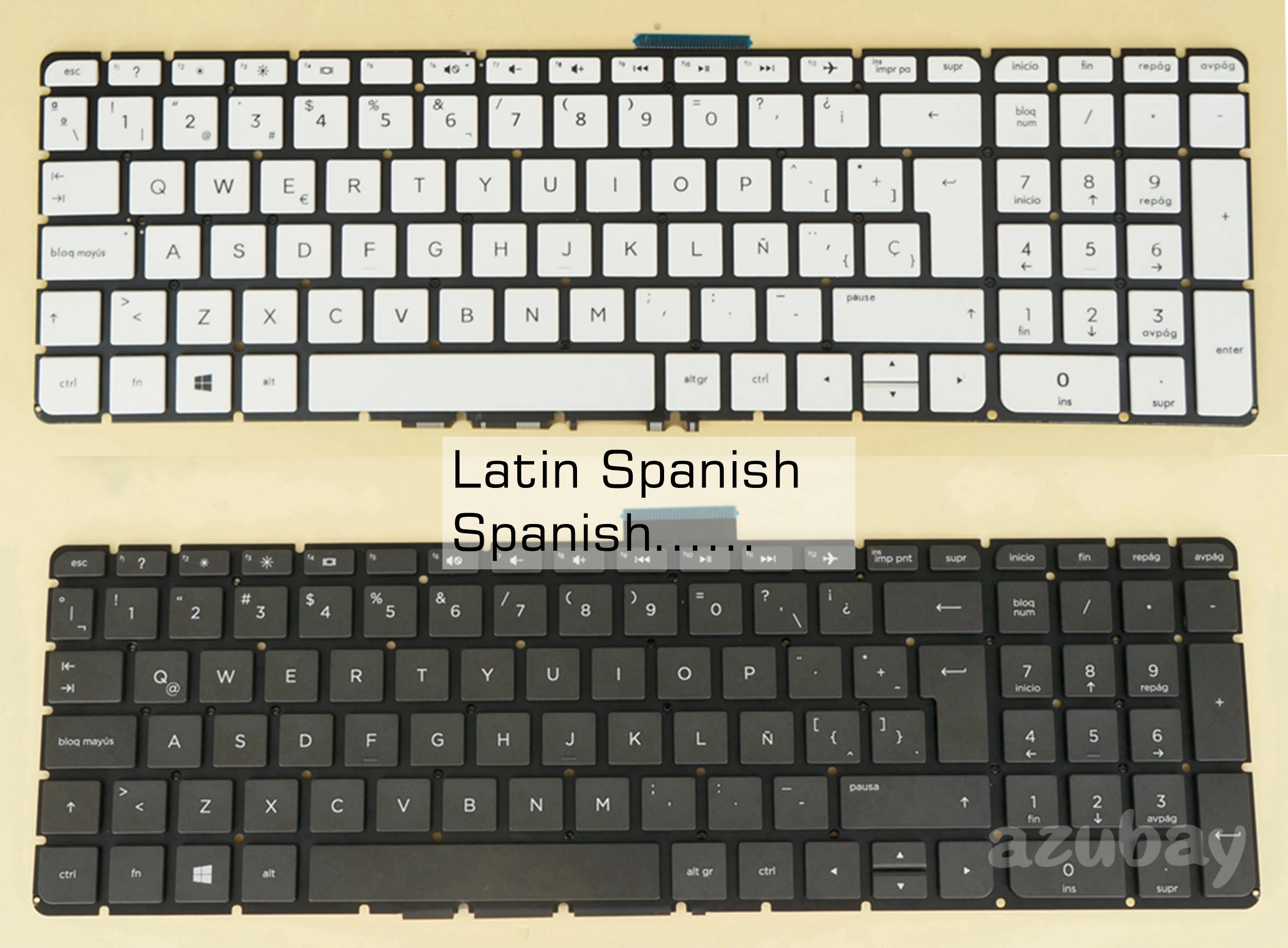 Клавиатура LA с испанской раскладкой для HP Pavilion 15- ae002ns ae012la ae100ns ae101la ae101ns ae103la ae103ns ae104ns ae105la ae105ns ae106la