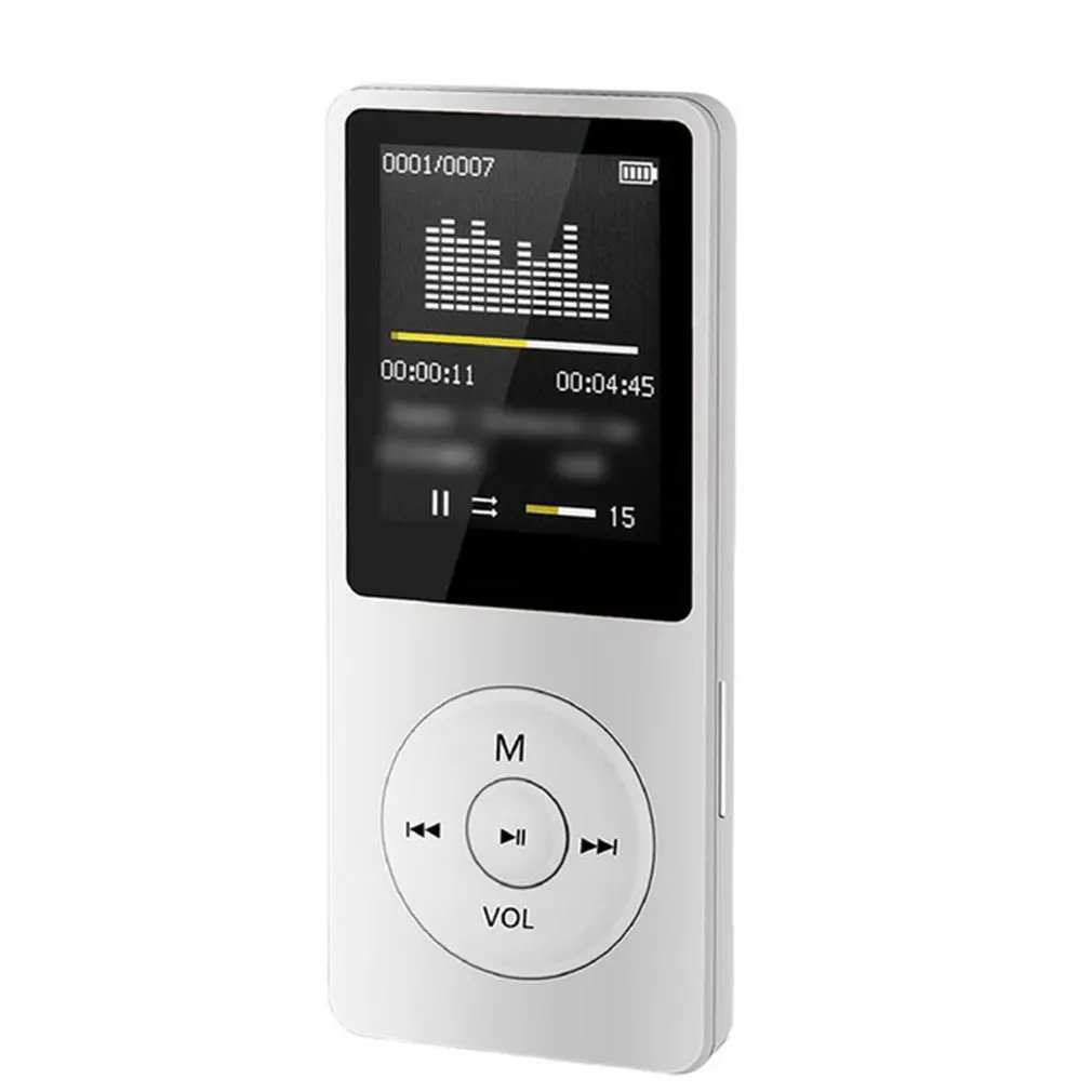 Портативный MP3-плеер с ЖК-экраном, FM-радио, видео, Hi-Fi плеер, фильмы, электронные книги, музыкальные плееры со встроенным микрофоном