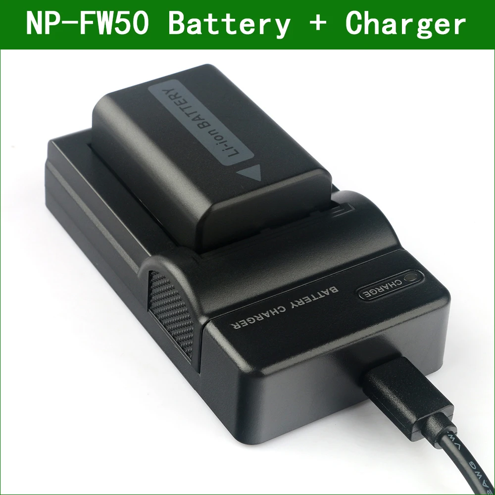 LANFULANG NP-FW50 NP FW50, аккумуляторное устройство с Micro USB для Sony NEX 3NY 5 5A 5A/B 5A/R 5A/S 5ND