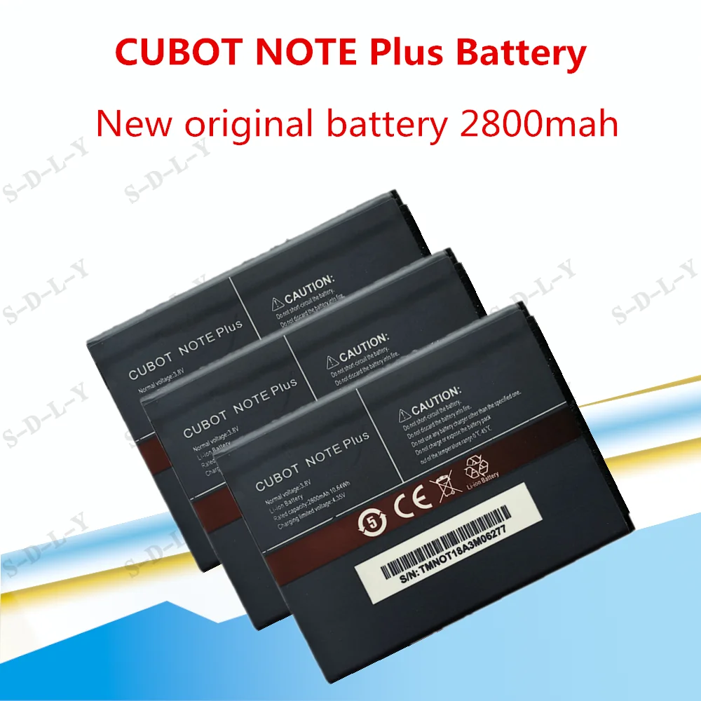Новый оригинальный аккумулятор 2800 мАч для смартфона CUBOT Noteplus Note Plus
