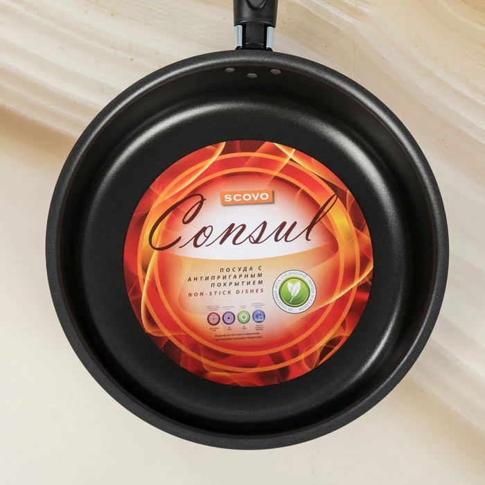 Сотейник «Consul» 3,7 л, d=26 см, с крышкой, антипригарное покрытие (art.: 3920b1eb5ecca) - 3920b1eb5ecca