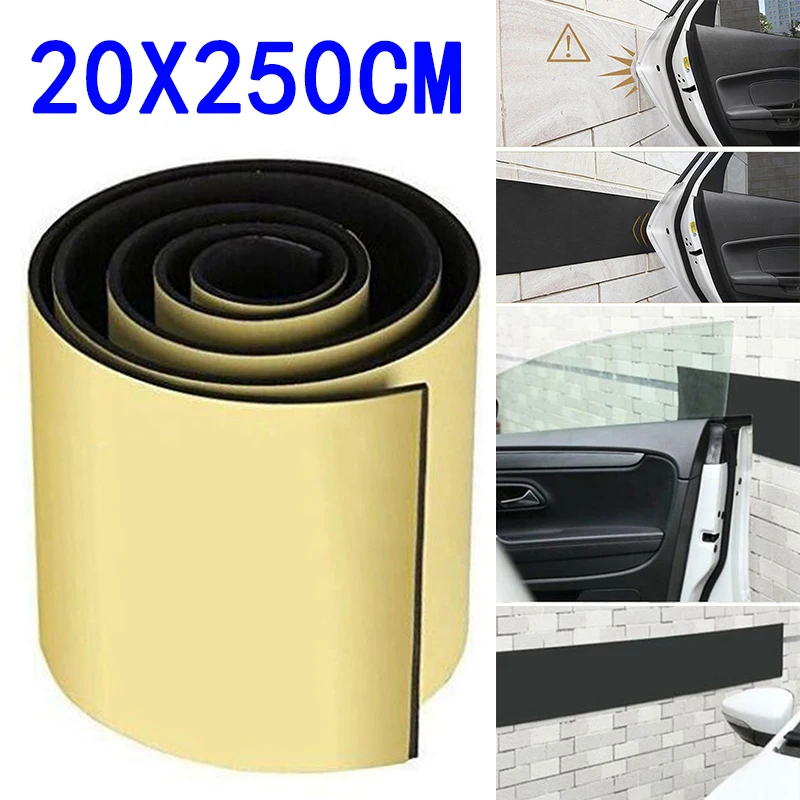 Защитные резиновые бамперы для автомобильных дверей гаража, 250x20 см