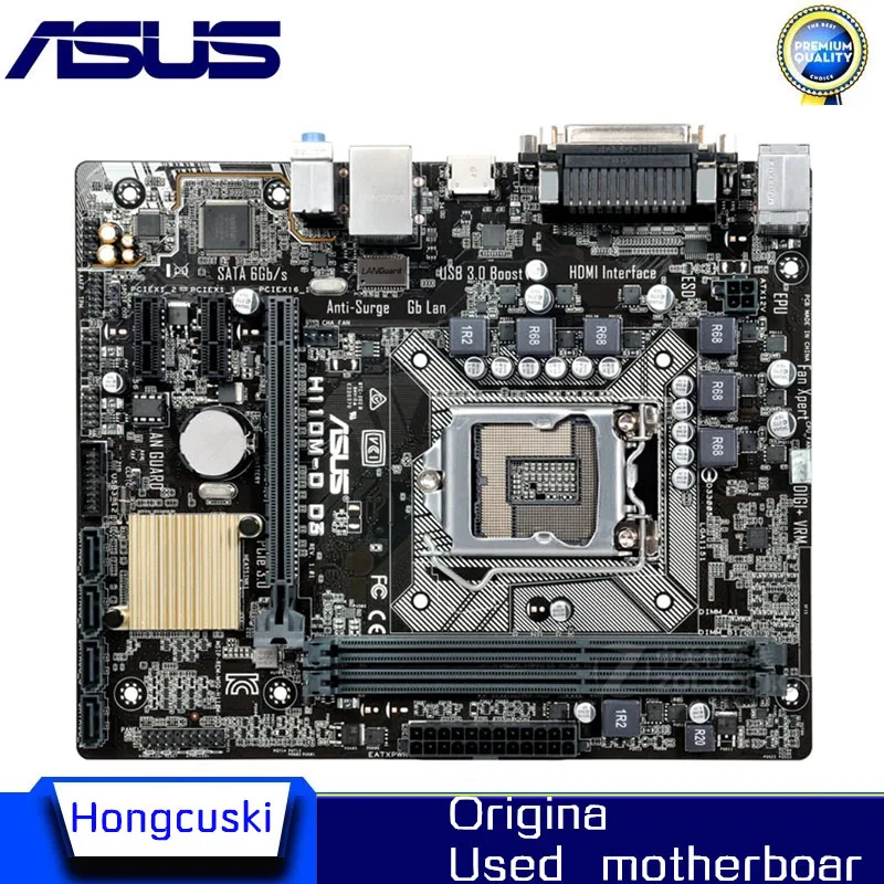 Б/у оригинальная материнская плата LGA 1151 DDR3 H110