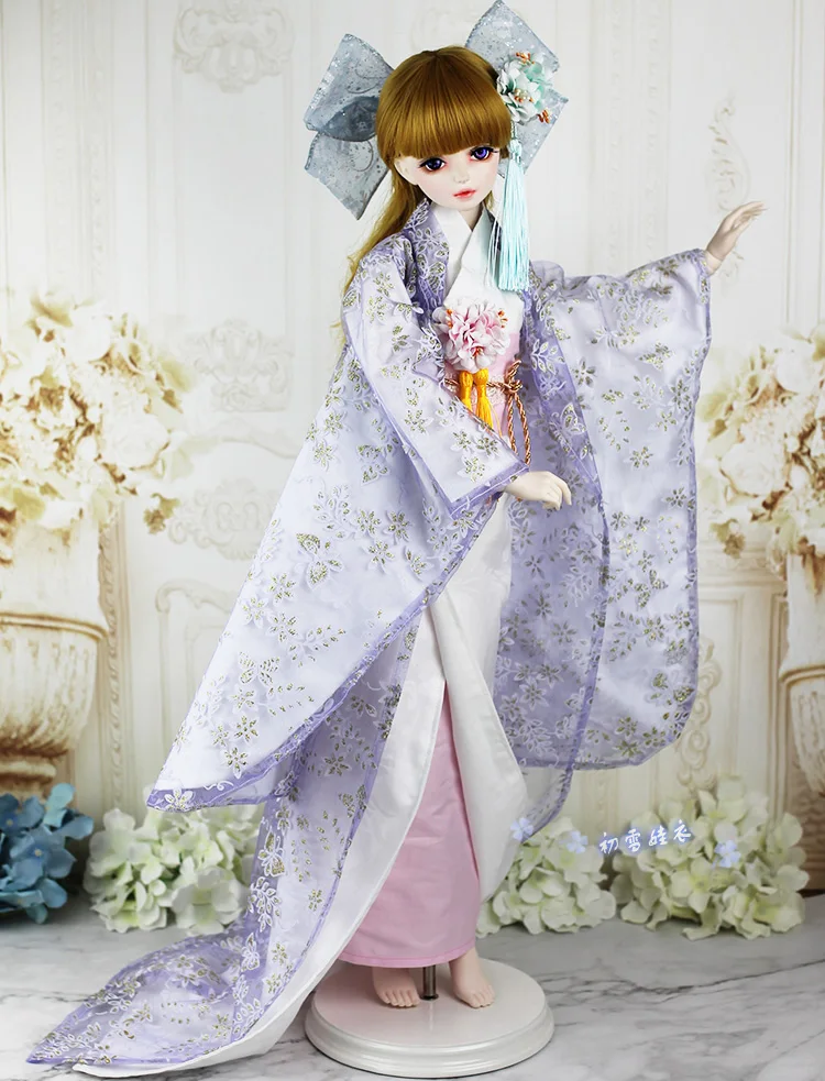 Фото 1/4 1/3 BJD японское кимоно юката наряд для BJD/SD MSD SD13 Big Girl не включает куклу и другие аксессуары E2490 №4