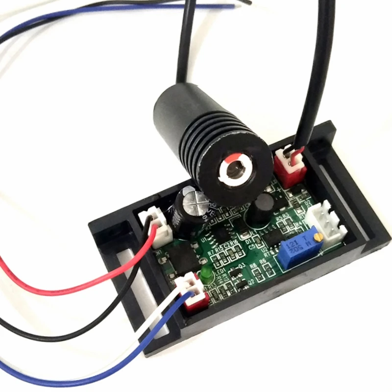100 нм мВт красный лазерный диод точечный модуль 18x45 мм с TTL & Driver Out DC12V