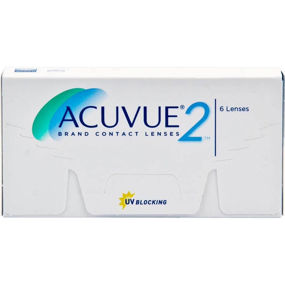 Контактные линзы Acuvue 2, Радиус кривизны 8.3, 6 шт в упаковке