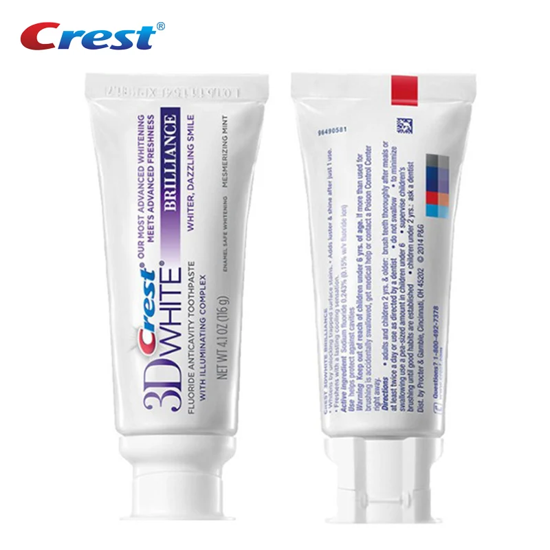 Crest 3D белая зубная паста блестящая фтористая Антибактериальная сложная зубная паста соковыжималка усовершенствованная отбеливающая зубна... (art.: 3a361683b6f) - 3a361683b6f