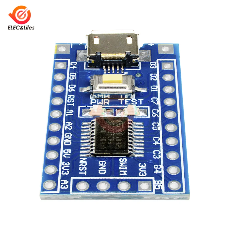 Фото STM8S103F3P6 STM8 Минимальная системная плата разработки Core XY-WB 2,4G Модуль беспроводного приемопередатчика для Arduino №5