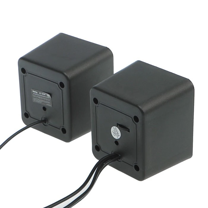Фото Компьютерные колонки 2.0 Dialog Colibri AC-02UР, 2х3Вт, USB, черные 1296428 №2