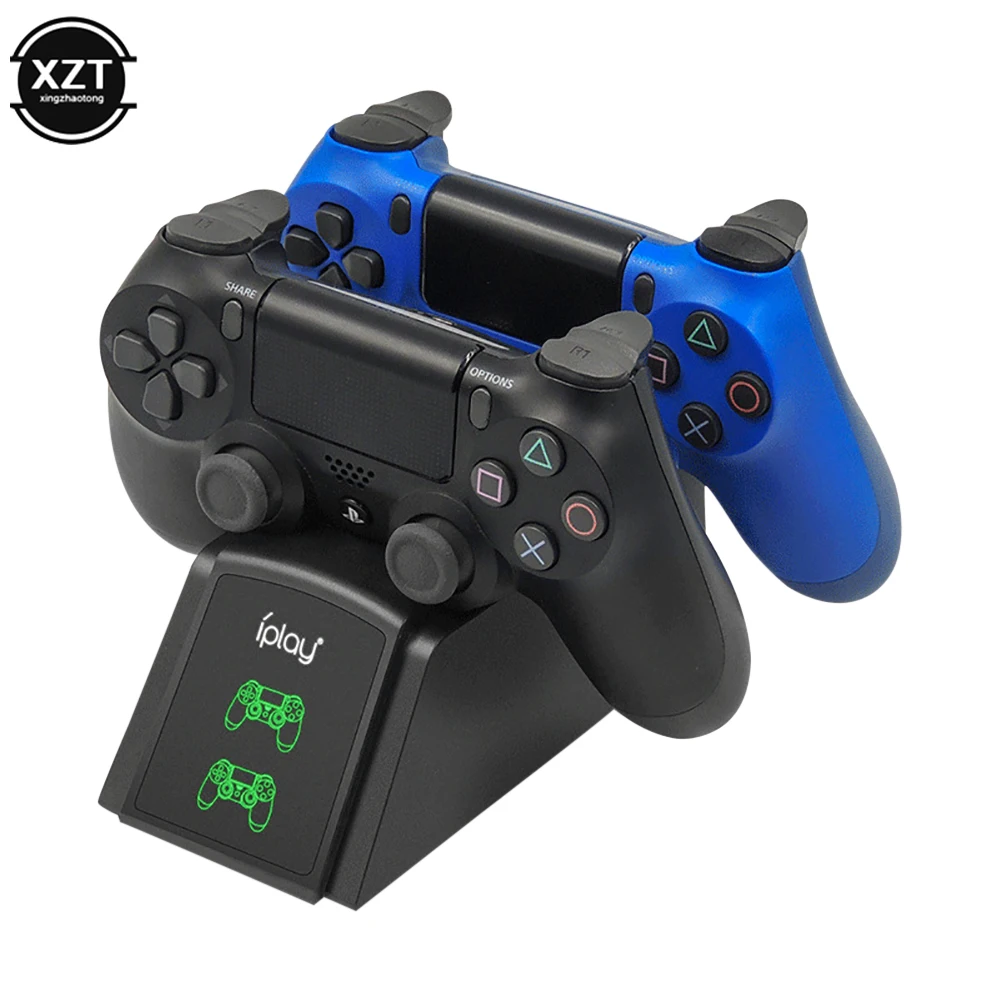 Зарядная Станция со светодиодным индикатором для контроллера PS4 4/PS4/PS4 Slim/PS4 Pro