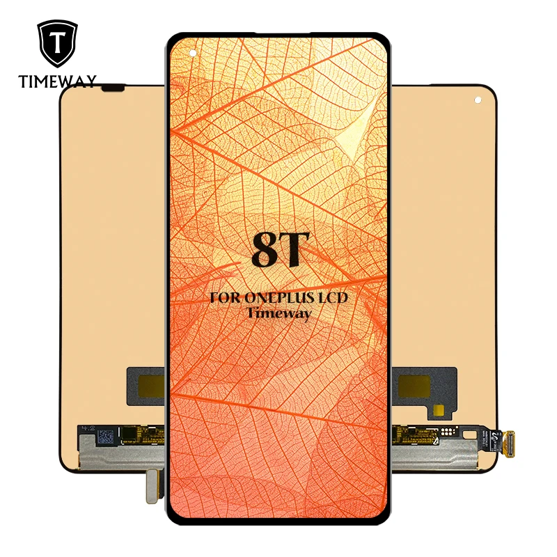 100% протестированный ЖК-дисплей для OnePlus 8T, сменный сенсорный экран для Oneplus 8T Pro, сборка дисплея OEM, подлинное качество, без битых пикселей
