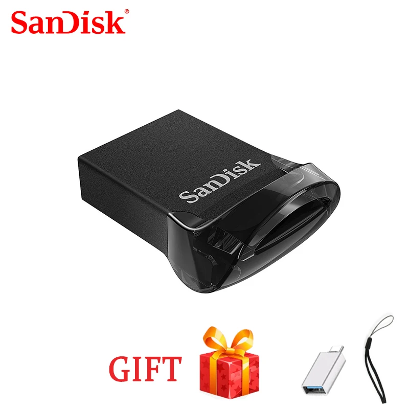 100% флэш-накопитель SanDisk USB OTG CZ430 mini pendrive USB 3.1 флэш-накопители 64 ГБ 16 ГБ до 150 МБ/с 512 ГБ 32 ГБ 128 ГБ 256 ГБ планшета