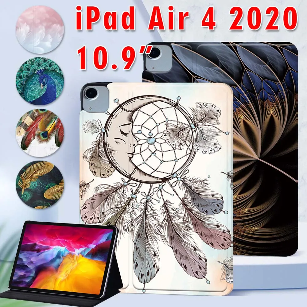 Чехол для планшета Apple iPad Air 4 2020 10,9 дюймов PU Кожаная подставка для планшета Чехол-книжка для iPad Air 4