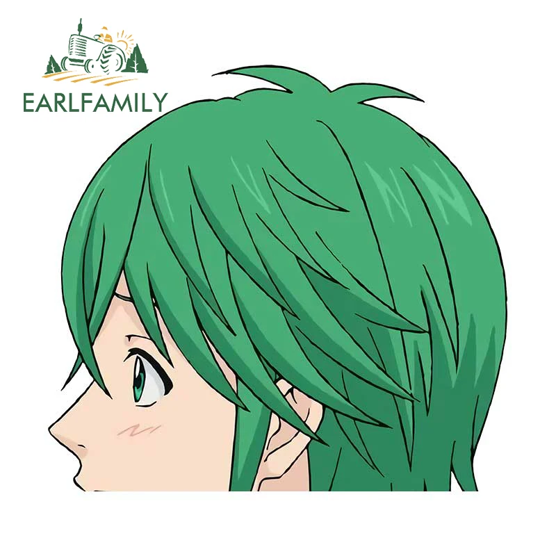 EARLFAMILY 13 см x 12,1 см для Saiki Kusuo Peek аниме аксессуары для автомобиля наклейки на мотоцикл водостойкий солнцезащитный декор для ноутбука
