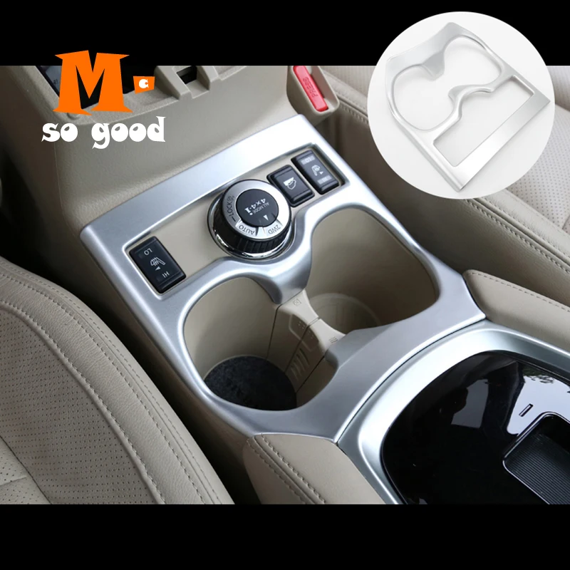 Автомобильные аксессуары для Nissan XTrail T32, X-Trail Rogue 2014, 15, 16, 17, 2018, автомобильный передний внутренний держатель для чашки воды, матовый АБС-пластик