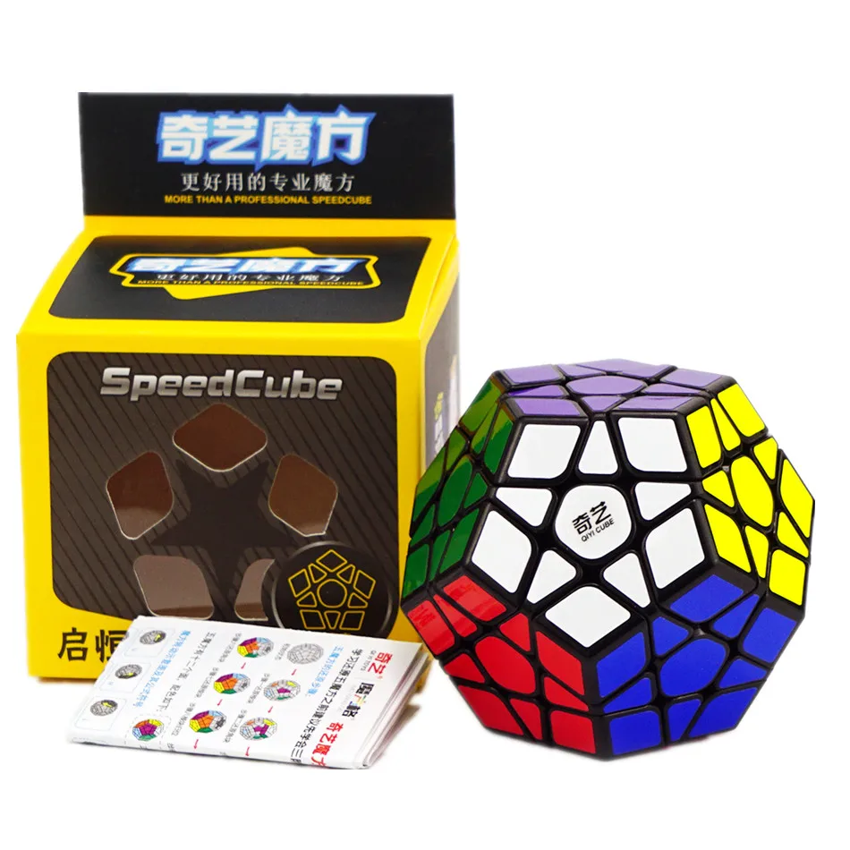 Кубик Рубика QIYI Megaminx Cube Qiheng 3x3 Megaminxeds Magic Cube 12 Сторон 3x3 Головоломка Cubo Magico Speed Cube Для Детей Дети Подарочные Игрушки