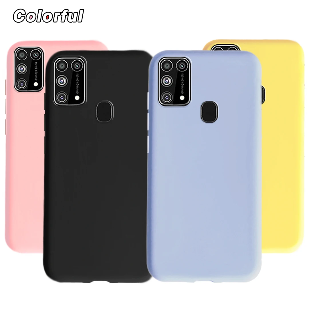 Мягкий чехол из жидкого силикона для Samsung Galaxy M31 M31s, чехол для телефона, противоударный чехол для Samsung M31 Prime M 31 31s, защитная задняя крышка