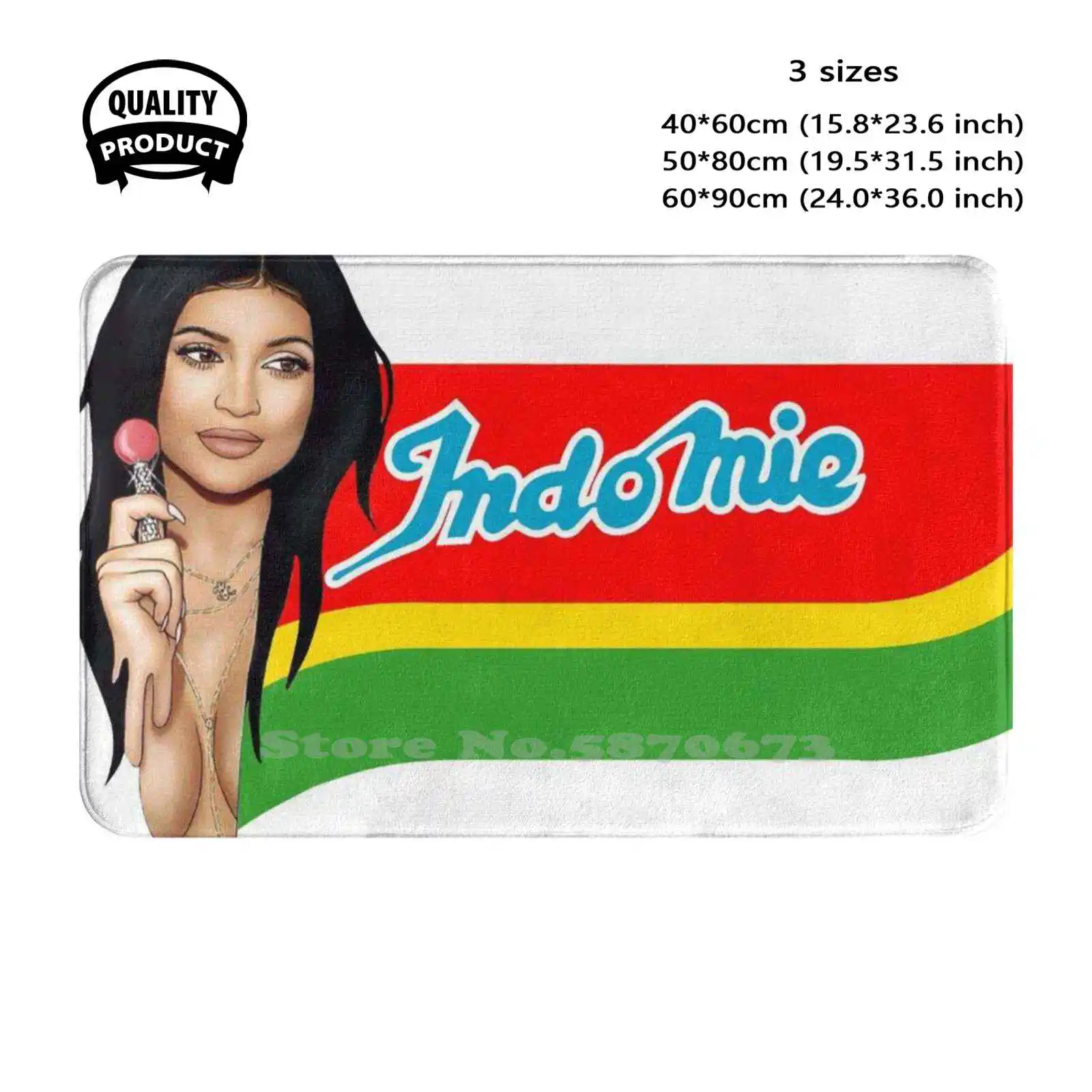 Kylie Makan Indomie мягкая подушка домашний коврик дверной коврик 