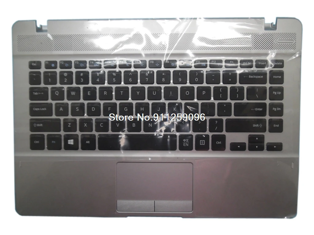 Подставка для рук и клавиатура для ноутбука Samsung NP370E4K 370E4K, английский, американский, BA98-00391L 9Z.NAQSN.21C, верхняя крышка, новый