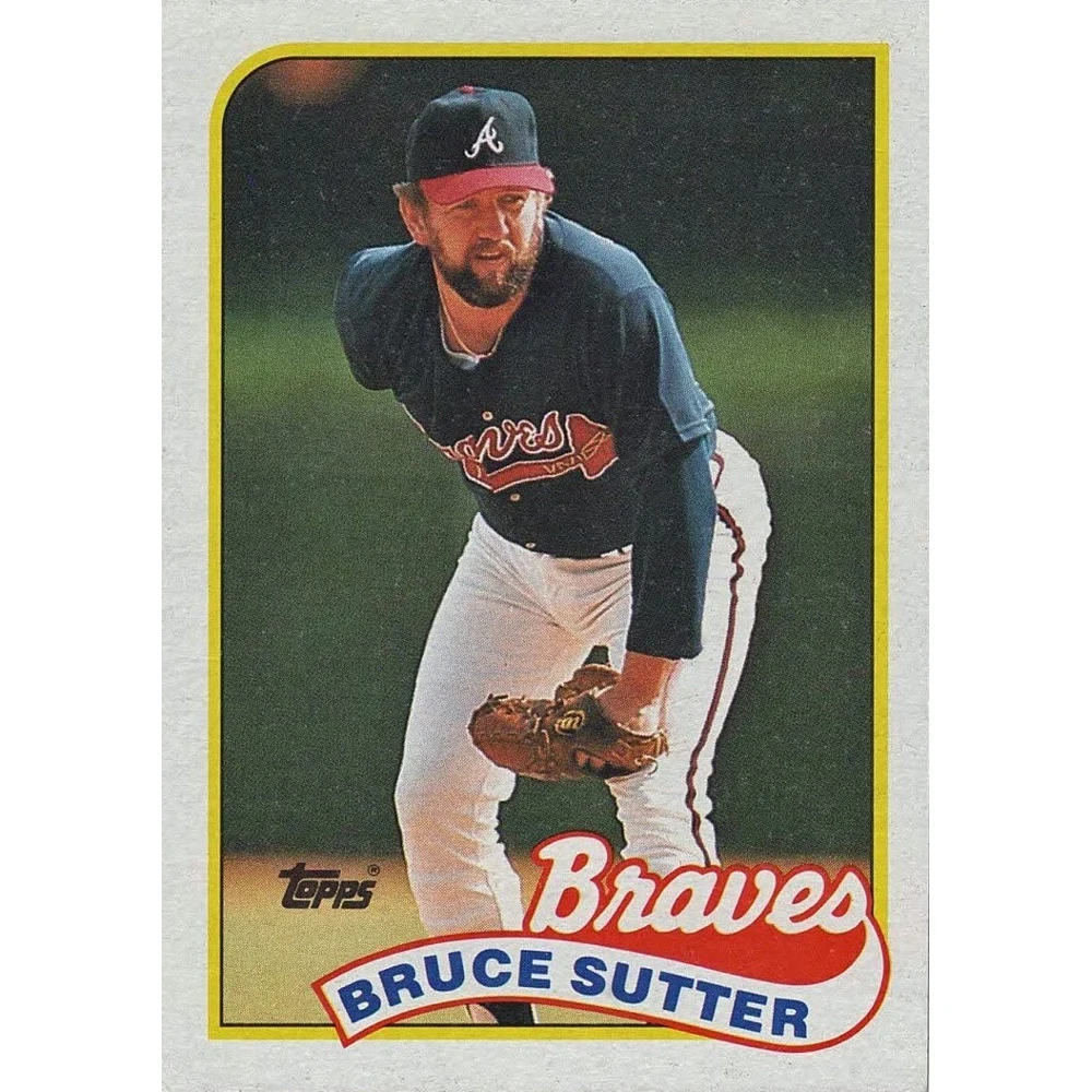 Topps 1989 Коллекционная бейсбольная карточка №11 Bruce Sutter