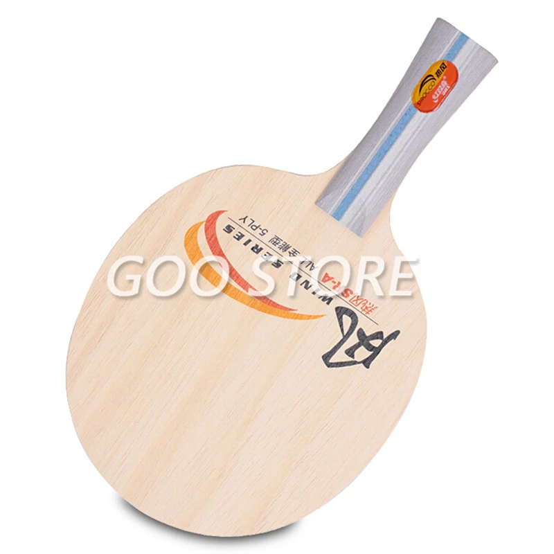DHS SIROCCO лезвие для настольного тенниса Allround 5 PLY из чистого дерева для начинающих ракетки для пинг-понга летучая мышь весло