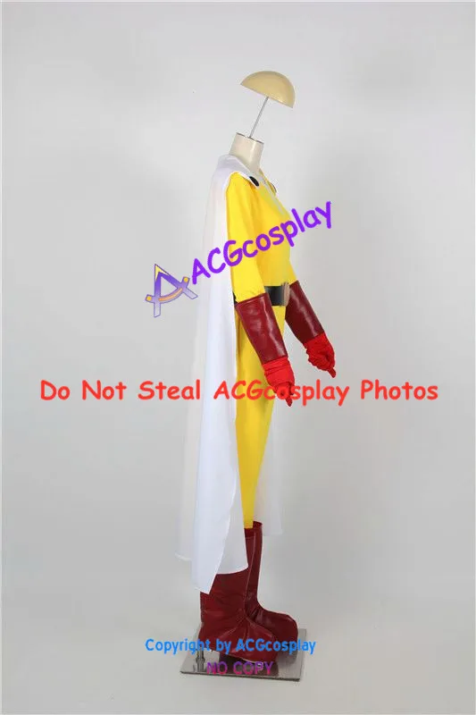 Фото Сайтама Косплей Костюм acgcosplay включает чехлы для ботинок №4