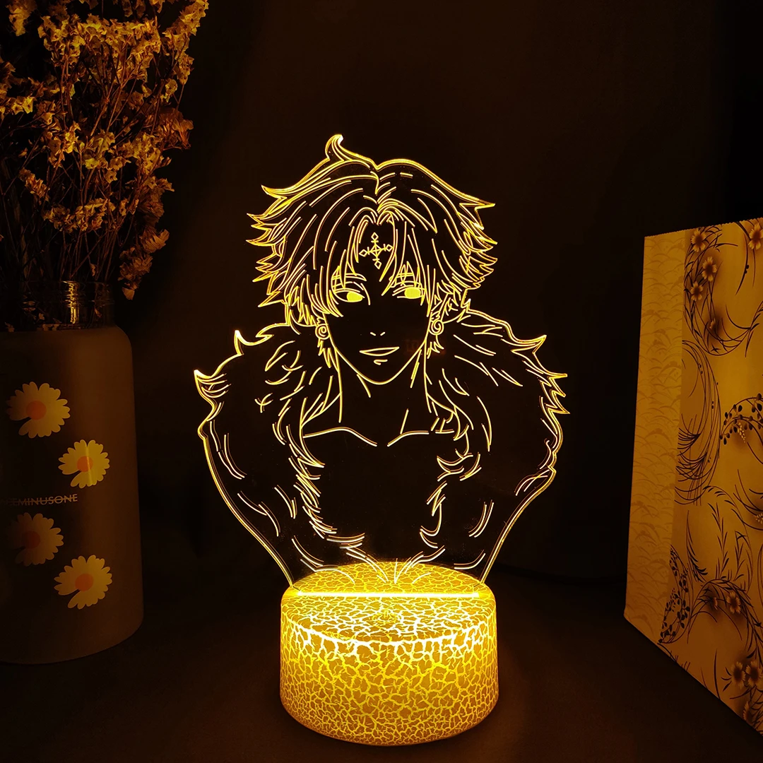 Фото Светодиодная аниме-лампа Hunter x Hunter Kawaii Killua Gon друг Рождественский подарок kulolo lushilufelu манга экшн-фигурка декоративный ночник №5