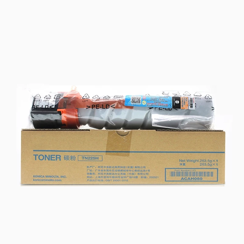 TN225H TN225 Оригинальный тонер-картридж для Konica Minolta Bizhub 226i 246i 266i 306i