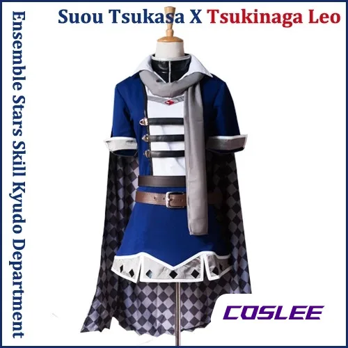 COSLEE аниме ансамбль звезды навык кариду СУУ Tsukasa Tsukinaga Leo SJ униформа косплей костюм для Хэллоуина вечеринки Fo