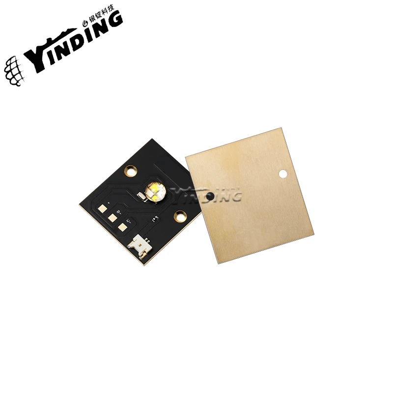 Фото YINDING YD-6070-BW 60-80 Вт Высокомощный светодиодный светодиод 450 нм 3500-4000 К Blu + теплый белый свет источник света для рыбалки №3