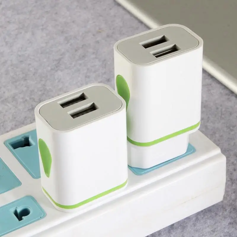 Фото Универсальное зарядное устройство с 2 USB-портами и 2 USB-портами, 2,1 А, 5 В №3