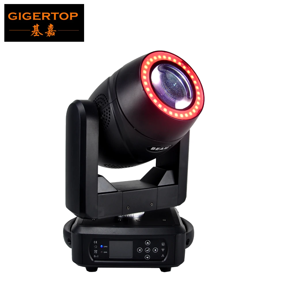 Светодиодный просветильник Тор направленного света TIPTOP 80 Вт с гало RGB 3 в 1, кольцо с пиксельным управлением, 8 граней, призматическая линза, д...