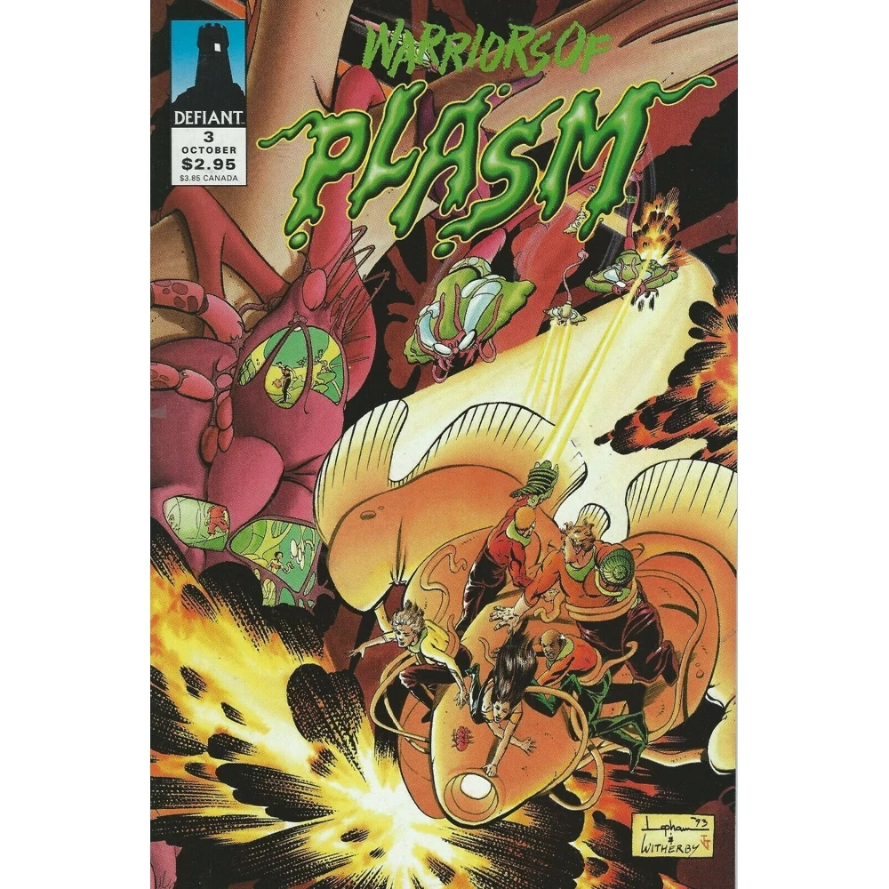 Warriors of Plasm Vol.1 №3. США Октябрь 1993. Оригинальный комикс на английском языке