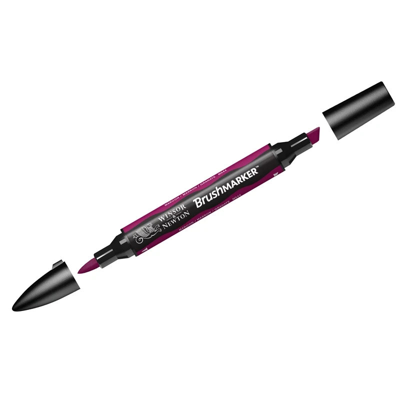 Фото Маркер-кисть художественный двухсторонний Winsor&Newton Promarker Brush, спиртовой, пулевидный/кисть №5