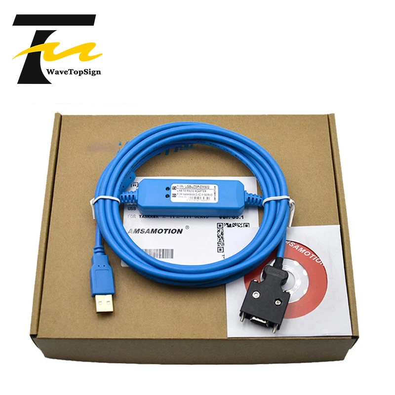 Кабель связи серводвигателя WaveTopSign Кабель для отладки USB-JZSP-CMS02 для серводвигателя yaskawa Σ-IIIII Serial (art.: 3920ce5c9906d) - 3920ce5c9906d