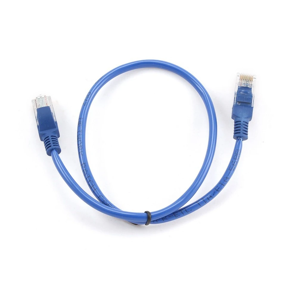 Патч-корд UTP Gembird 5e, 0.5м, литой, многожильный, PP12-0.5MB (art.: 3920ba8ed07d9) - 3920ba8ed07d9