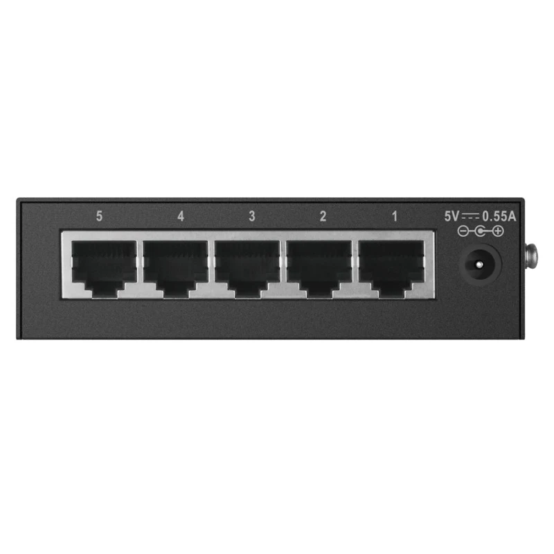 Фото Коммутатор D-Link DES-1005D/O2B (5 портов Ethernet 10/100 Мбит/сек, 1Mb, Auto MDI/MDIX) №2