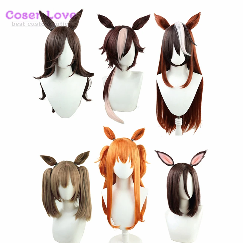 Uma musume Pretty Derby Rice Shower Symboli Rudolf Vodka Mayano Top Gun Smart Falcon Air Groove Косплей головной убор