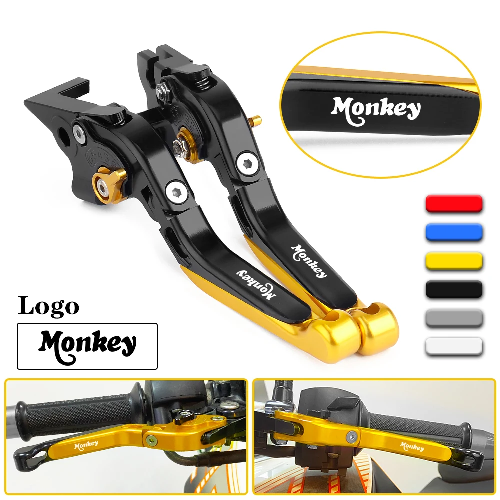 Регулируемые складные выдвижные рычаги сцепления для мотоцикла HONDA Monkey 125 Z125 2018-2023