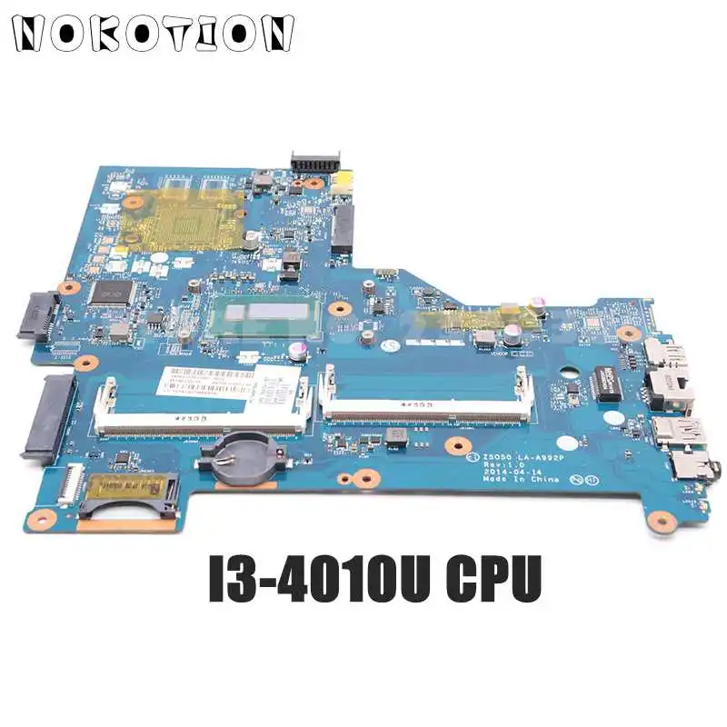 Материнская плата NOKOTION 764109-501 764109-001 для ноутбука HP Pavilion 15-R 15-R015DX 15-R053CL 15-R013TU ZSO50