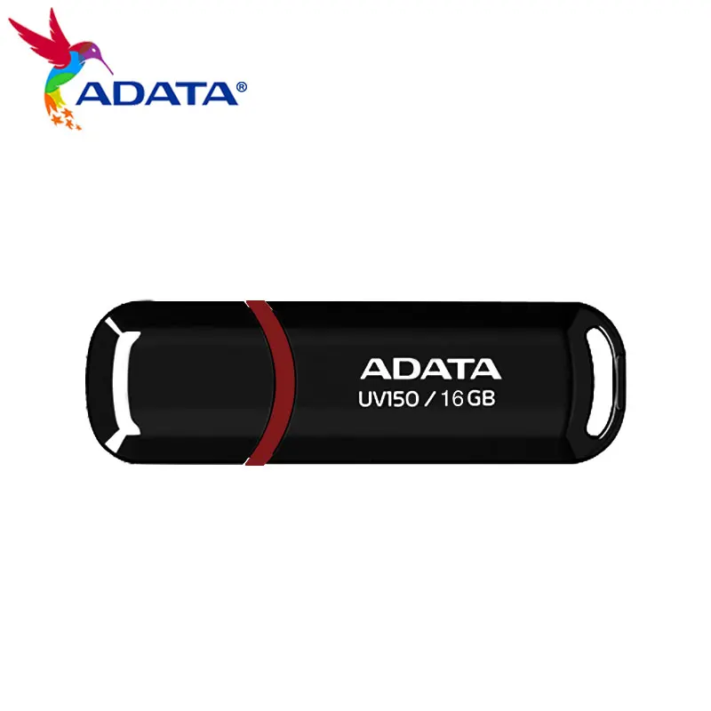 Фото ADATA USB 3,2 Gen 1 Black Memory Stick 128 Гб 64 ГБ 32 ГБ высокоскоростной портативный накопитель UV150 для компьютера №3