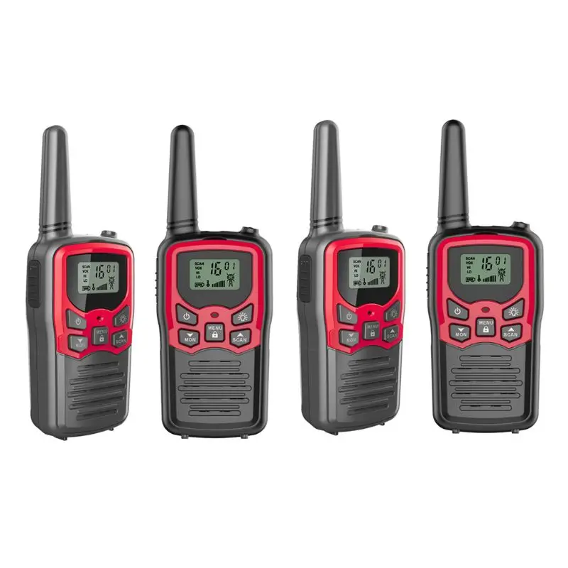 Иди и болтай Walkie Talkie S для взрослых с большим радиусом 6 шт. в упаковке 2-Way радио до 5 км Диапазон в