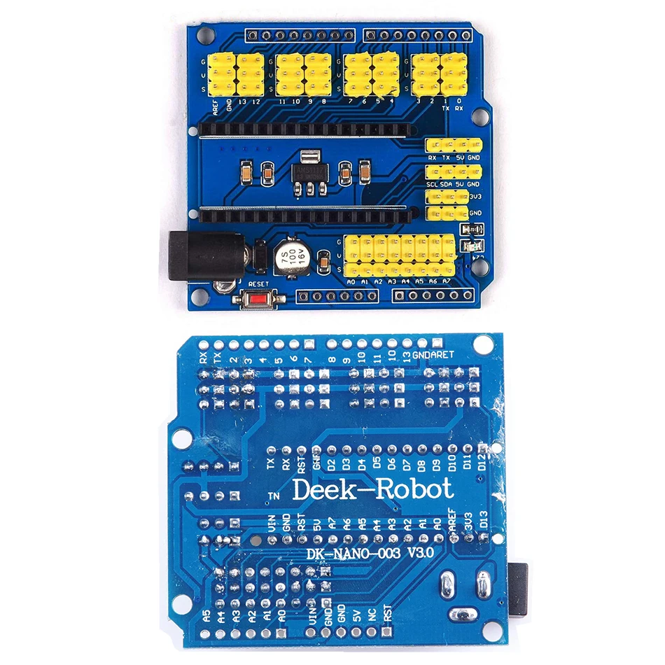 Плата совместимая с контроллером NANO I/O датчик расширения Shield Module для Arduino UNO R3 Nano V3.0 3,0, интерфейс I2C PWM, 3,3 В