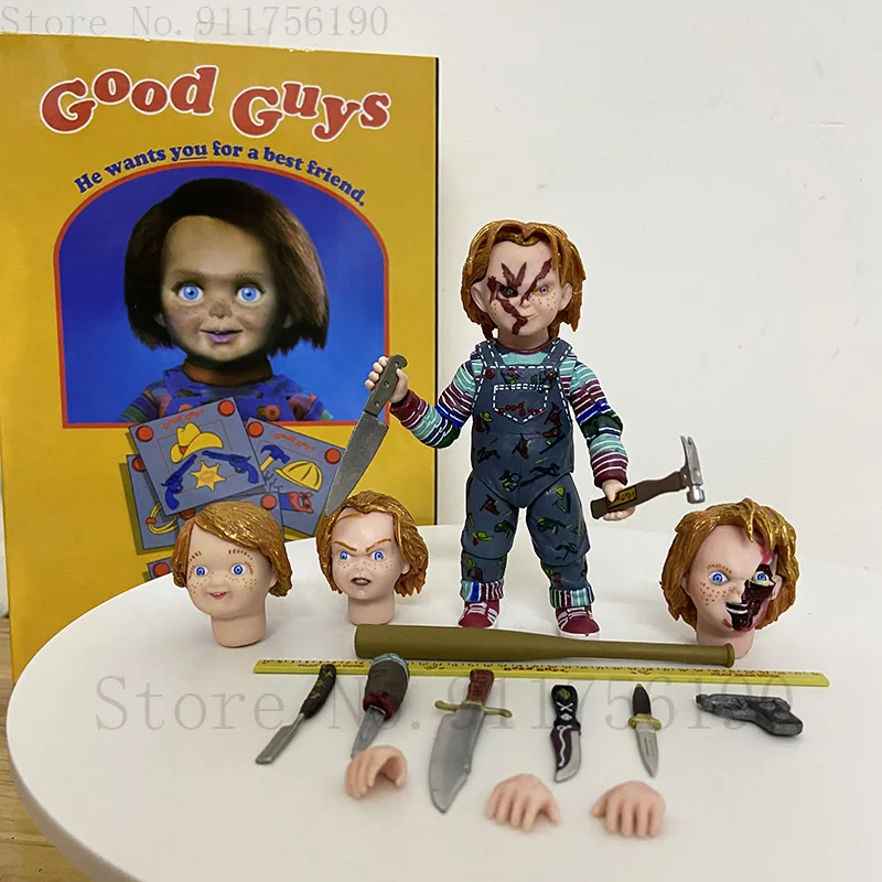 Neca Chucky Doll Фигурка Childs Play Goeden Ultieme Chucky Dolls P VC Фигурки Подвижные суставы Коллекционная модель игрушки 10 см (art.: 3920cd5780c4a) - 3920cd5780c4a