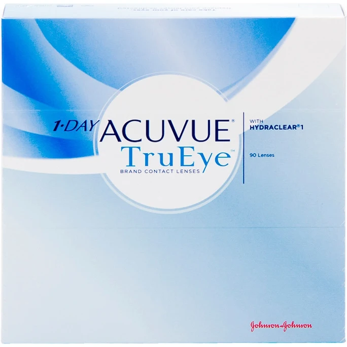 Контактные линзы 1-Day Acuvue TruEye, 90 шт в упаковке