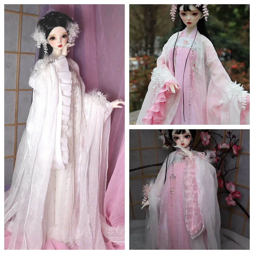 1/4 1/3 весы BJD, аксессуары для одежды, древний костюм Hanfu, свадебное платье феи для BJD/SD MSD SD13, высота 69 см, кукла для больших девочек A793