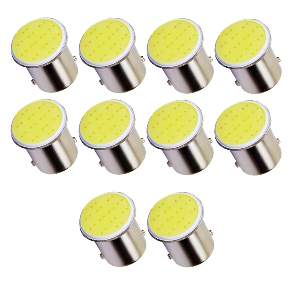 Фото SUHU 10 шт белая 1156 BA15S P21W светодиодная автомобильная лампа 1156 COB 12 SMD 12 В Светодиодная лампа автомобильный сигнал задний поворот тормоз стояноч... №4